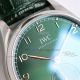 AAA replica GR factory IWC green dial Swiss 82200 automatic mechanical leather strap (3)_th.jpg